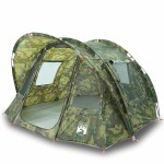 vidaXL Cort de pescuit pentru 2 persoane, camuflaj, impermeabil