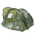 vidaXL Cort de pescuit pentru 2 persoane, camuflaj, impermeabil