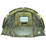 vidaXL Cort de pescuit pentru 2 persoane, camuflaj, impermeabil