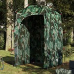 vidaXL Cort de duș, camuflaj, impermeabil