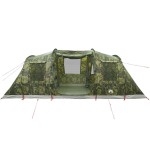 vidaXL Cort de camping tunel pentru 4 persoane, camuflaj, impermeabil vidaXL Cort de camping tunel pentru 4 persoane, camuflaj, impermeabil