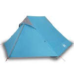 vidaXL Cort camping pentru 2 persoane, albastru, impermeabil vidaXL Cort camping pentru 2 persoane, albastru, impermeabil