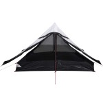 vidaXL Cort camping, 2 persoane, alb, țesătură opacă, impermeabil vidaXL Cort camping, 2 persoane, alb, țesătură opacă, impermeabil