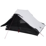 vidaXL Cort camping, 2 persoane, alb, țesătură opacă, impermeabil vidaXL Cort camping, 2 persoane, alb, țesătură opacă, impermeabil