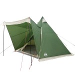 vidaXL Cort de familie Tipi pentru 6 persoane, verde, impermeabil vidaXL Cort de familie Tipi pentru 6 persoane, verde, impermeabil