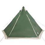 vidaXL Cort de familie Tipi pentru 6 persoane, verde, impermeabil vidaXL Cort de familie Tipi pentru 6 persoane, verde, impermeabil