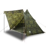 vidaXL Cort de familie Tipi pentru 6 persoane, camuflaj, impermeabil vidaXL Cort de familie Tipi pentru 6 persoane, camuflaj, impermeabil