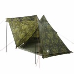 vidaXL Cort de familie Tipi pentru 6 persoane, camuflaj, impermeabil vidaXL Cort de familie Tipi pentru 6 persoane, camuflaj, impermeabil