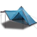 vidaXL Cort de familie Tipi pentru 8 persoane, albastru, impermeabil vidaXL Cort de familie Tipi pentru 8 persoane, albastru, impermeabil