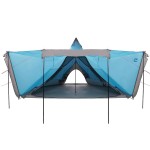 vidaXL Cort de familie Tipi pentru 8 persoane, albastru, impermeabil vidaXL Cort de familie Tipi pentru 8 persoane, albastru, impermeabil