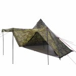 vidaXL Cort de familie Tipi pentru 8 persoane, camuflaj, impermeabil vidaXL Cort de familie Tipi pentru 8 persoane, camuflaj, impermeabil