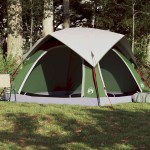 vidaXL Cabină cort de camping, 4 persoane, verde, impermeabil vidaXL Cabină cort de camping, 4 persoane, verde, impermeabil