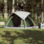 vidaXL Cabină cort de camping, 4 persoane, verde, impermeabil vidaXL Cabină cort de camping, 4 persoane, verde, impermeabil