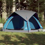 vidaXL Cabină cort de camping, 4 persoane, albastru, impermeabil vidaXL Cabină cort de camping, 4 persoane, albastru, impermeabil