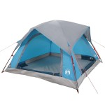 vidaXL Cabină cort de camping, 4 persoane, albastru, impermeabil vidaXL Cabină cort de camping, 4 persoane, albastru, impermeabil