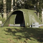 vidaXL Cort de familie cupolă 6 persoane verde măsliniu impermeabil vidaXL Cort de familie cupolă 6 persoane verde măsliniu impermeabil