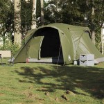 vidaXL Cort de familie cupolă 6 persoane verde măsliniu impermeabil vidaXL Cort de familie cupolă 6 persoane verde măsliniu impermeabil