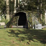 vidaXL Cort de familie cupolă pentru 6 persoane, camuflaj, impermeabil vidaXL Cort de familie cupolă pentru 6 persoane, camuflaj, impermeabil