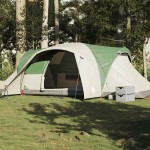 vidaXL Cort de camping cupolă pentru 6 persoane, verde, impermeabil vidaXL Cort de camping cupolă pentru 6 persoane, verde, impermeabil
