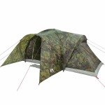 vidaXL Cort de familie cupolă pentru 6 persoane, camuflaj, impermeabil vidaXL Cort de familie cupolă pentru 6 persoane, camuflaj, impermeabil