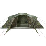 vidaXL Cort de familie cupolă pentru 6 persoane, camuflaj, impermeabil vidaXL Cort de familie cupolă pentru 6 persoane, camuflaj, impermeabil