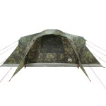 vidaXL Cort de familie cupolă pentru 6 persoane, camuflaj, impermeabil vidaXL Cort de familie cupolă pentru 6 persoane, camuflaj, impermeabil
