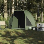 vidaXL Cort de pescuit verde măsline rezistent la apă