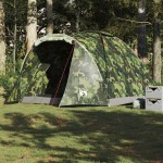 vidaXL Cort de pescuit pentru 2 persoane, camuflaj, impermeabil vidaXL Cort de pescuit pentru 2 persoane, camuflaj, impermeabil