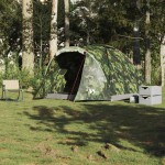 vidaXL Cort de pescuit pentru 2 persoane, camuflaj, impermeabil vidaXL Cort de pescuit pentru 2 persoane, camuflaj, impermeabil
