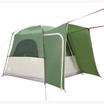 vidaXL Cort auto pentru 4 persoane, verde, impermeabil vidaXL Cort auto pentru 4 persoane, verde, impermeabil
