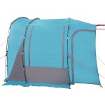 vidaXL Cort auto pentru 4 persoane, albastru, impermeabil