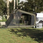 vidaXL Cort auto pentru 2 persoane, verde măsliniu, rezistent la apă vidaXL Cort auto pentru 2 persoane, verde măsliniu, rezistent la apă