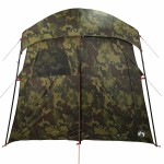 vidaXL Cort de duș pentru 2 persoane, camuflaj, impermeabil