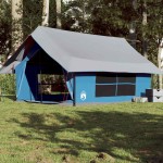 vidaXL Cort camping pentru 5 persoane, albastru, impermeabil vidaXL Cort camping pentru 5 persoane, albastru, impermeabil
