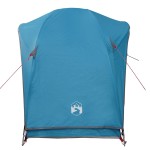 vidaXL Cort de camping pentru 1 persoană, albastru, impermeabil
