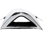 vidaXL Cort camping, 1 persoane, alb, țesătură opacă, impermeabil vidaXL Cort camping, 1 persoane, alb, țesătură opacă, impermeabil
