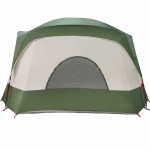 vidaXL Cort de familie pentru 6 persoane, verde, impermeabil vidaXL Cort de familie pentru 6 persoane, verde, impermeabil