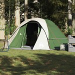 vidaXL Cabină cort de camping, 4 persoane, verde, impermeabil vidaXL Cabină cort de camping, 4 persoane, verde, impermeabil