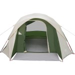 vidaXL Cabină cort de camping, 4 persoane, verde, impermeabil vidaXL Cabină cort de camping, 4 persoane, verde, impermeabil