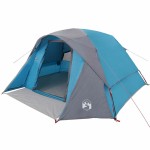 vidaXL Cabină cort de camping, 4 persoane, albastru, impermeabil vidaXL Cabină cort de camping, 4 persoane, albastru, impermeabil