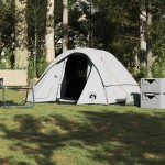 vidaXL Cabină cort camping 4 persoane alb, țesătură opacă, impermeabil vidaXL Cabină cort camping 4 persoane alb, țesătură opacă, impermeabil