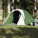 vidaXL Cort de familie pentru 6 persoane, verde, impermeabil vidaXL Cort de familie pentru 6 persoane, verde, impermeabil