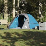 vidaXL Cort de familie pentru 6 persoane, albastru, impermeabil vidaXL Cort de familie pentru 6 persoane, albastru, impermeabil