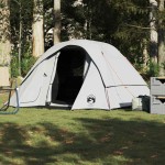 vidaXL Cabină cort familie 6 persoane, alb opac textil impermeabil vidaXL Cabină cort familie 6 persoane, alb opac textil impermeabil