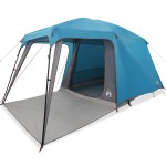 vidaXL Cort de camping cu dom verandă pentru 5 persoane, impermeabil