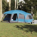vidaXL Cort de familie cu dom verandă pentru 9 persoane, impermeabil vidaXL Cort de familie cu dom verandă pentru 9 persoane, impermeabil
