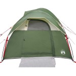 vidaXL Cort de camping pentru 5 persoane, verde, impermeabil