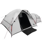 vidaXL Cort camping, 5 persoane, alb, țesătură opacă, impermeabil vidaXL Cort camping, 5 persoane, alb, țesătură opacă, impermeabil