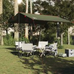 vidaXL Prelată de camping, verde măsliniu, 306x306 cm, impermeabilă