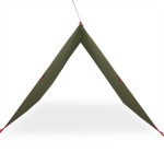 vidaXL Prelată de camping, verde măsliniu, 306x306 cm, impermeabilă